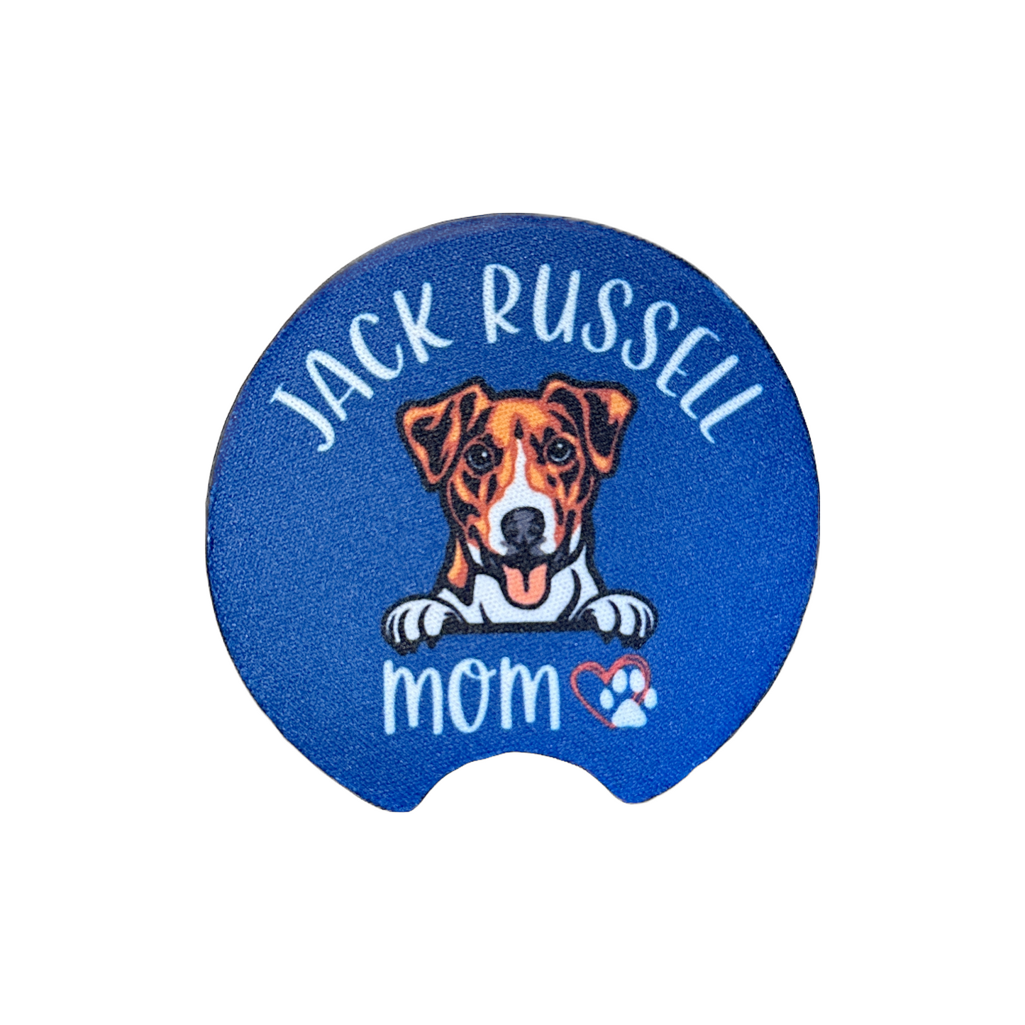 Dog Mom Car Coaster (Various Breeds)