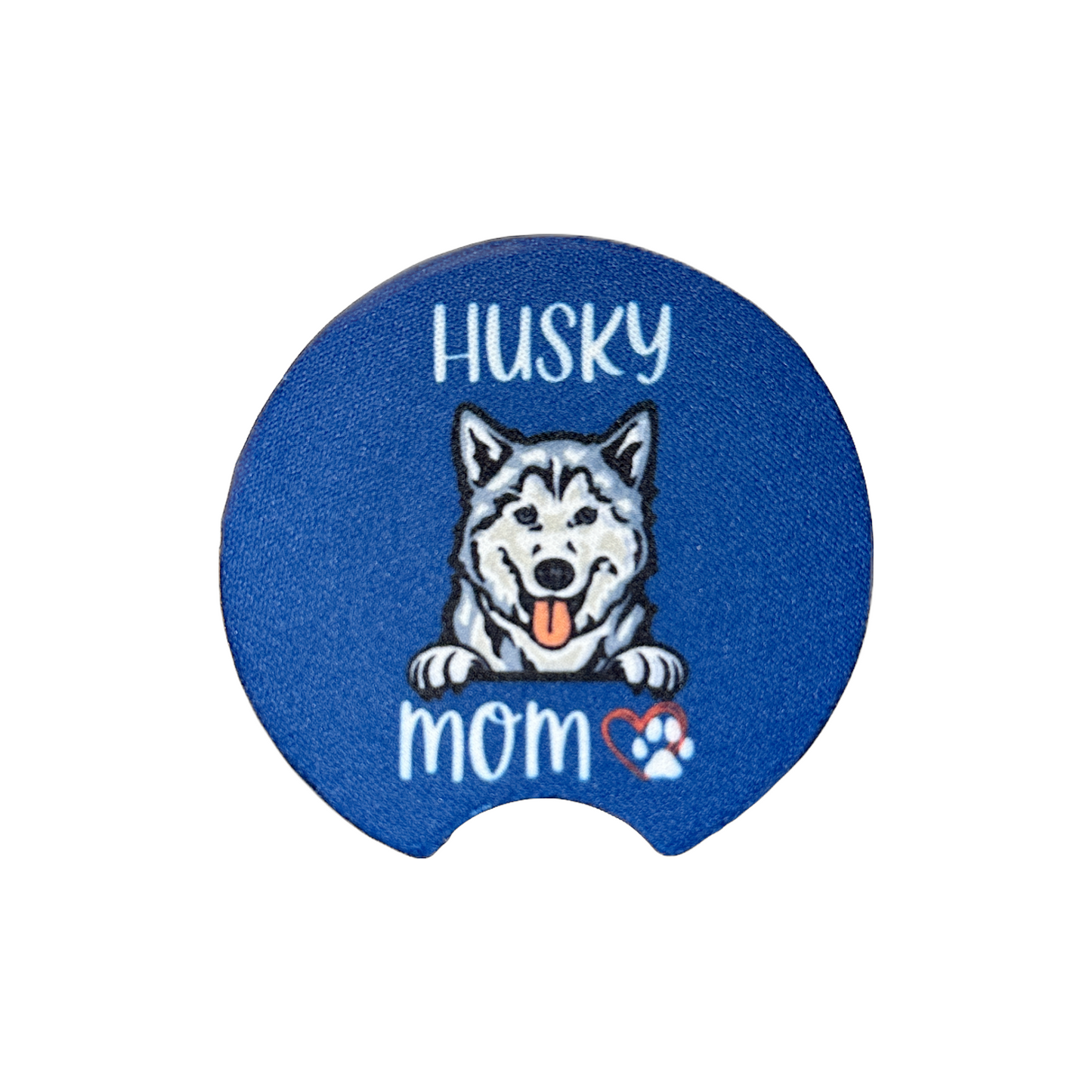 Dog Mom Car Coaster (Various Breeds)