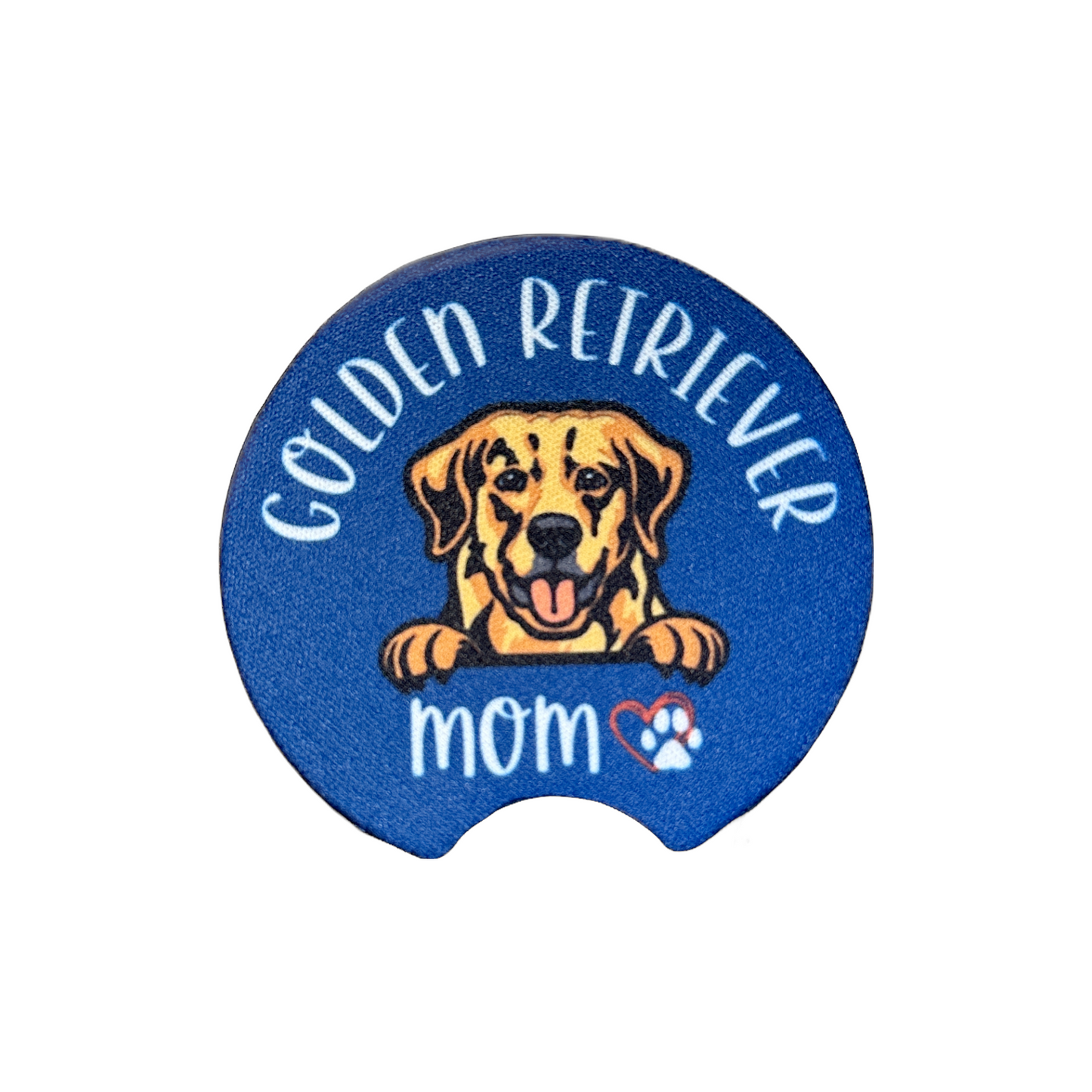 Dog Mom Car Coaster (Various Breeds)