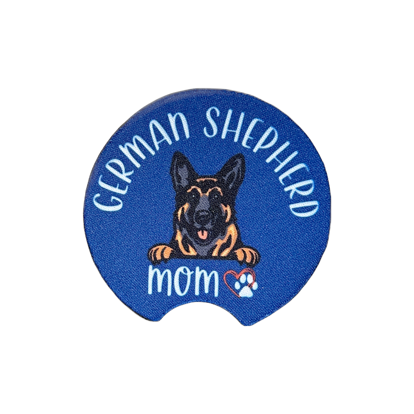Dog Mom Car Coaster (Various Breeds)