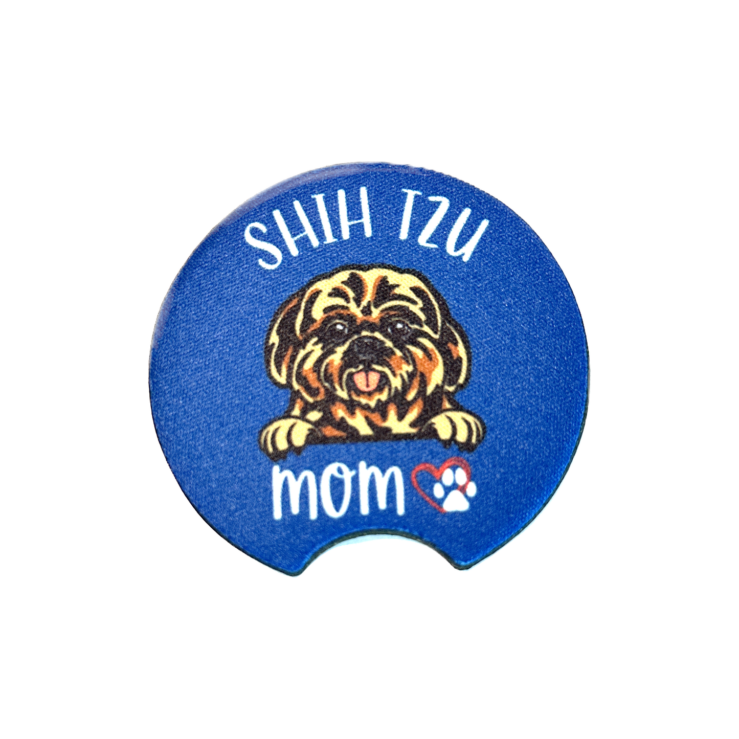 Dog Mom Car Coaster (Various Breeds)