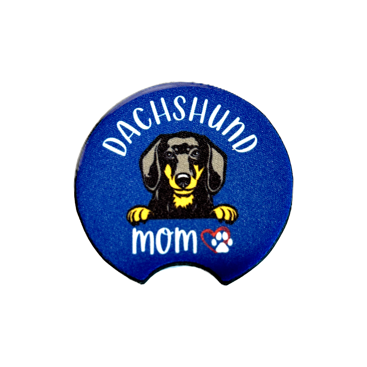 Dog Mom Car Coaster (Various Breeds)