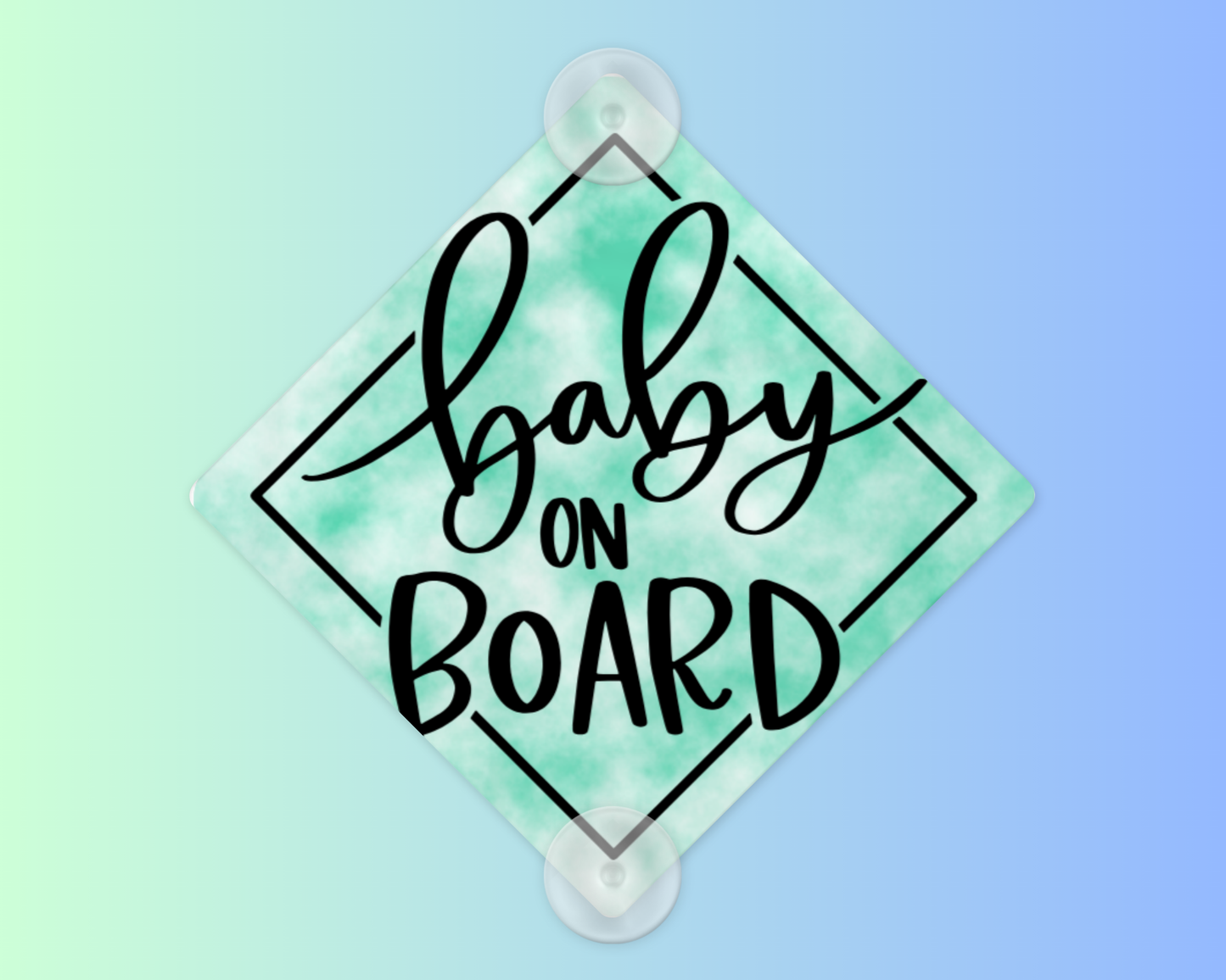 Baby On Board (Green)
