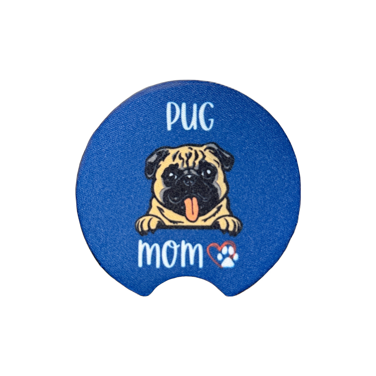 Dog Mom Car Coaster (Various Breeds)
