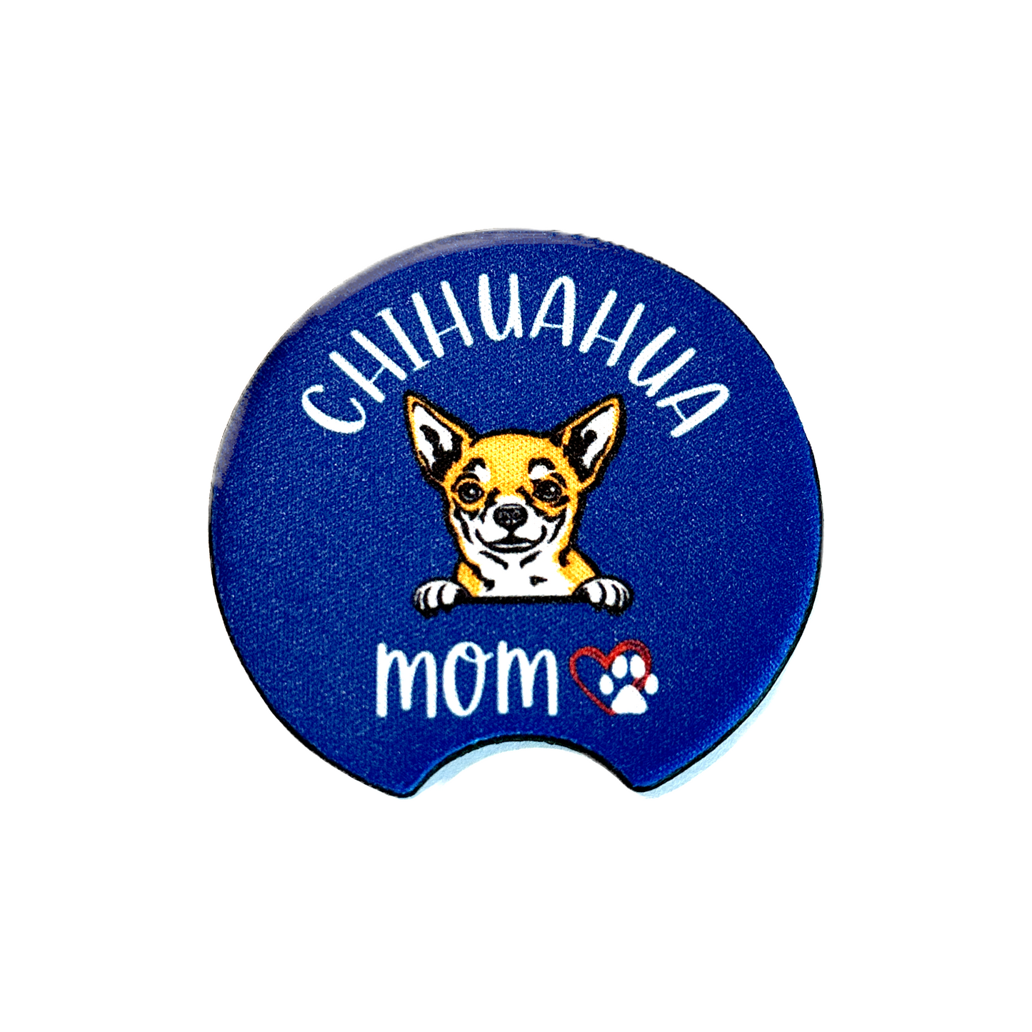 Dog Mom Car Coaster (Various Breeds)