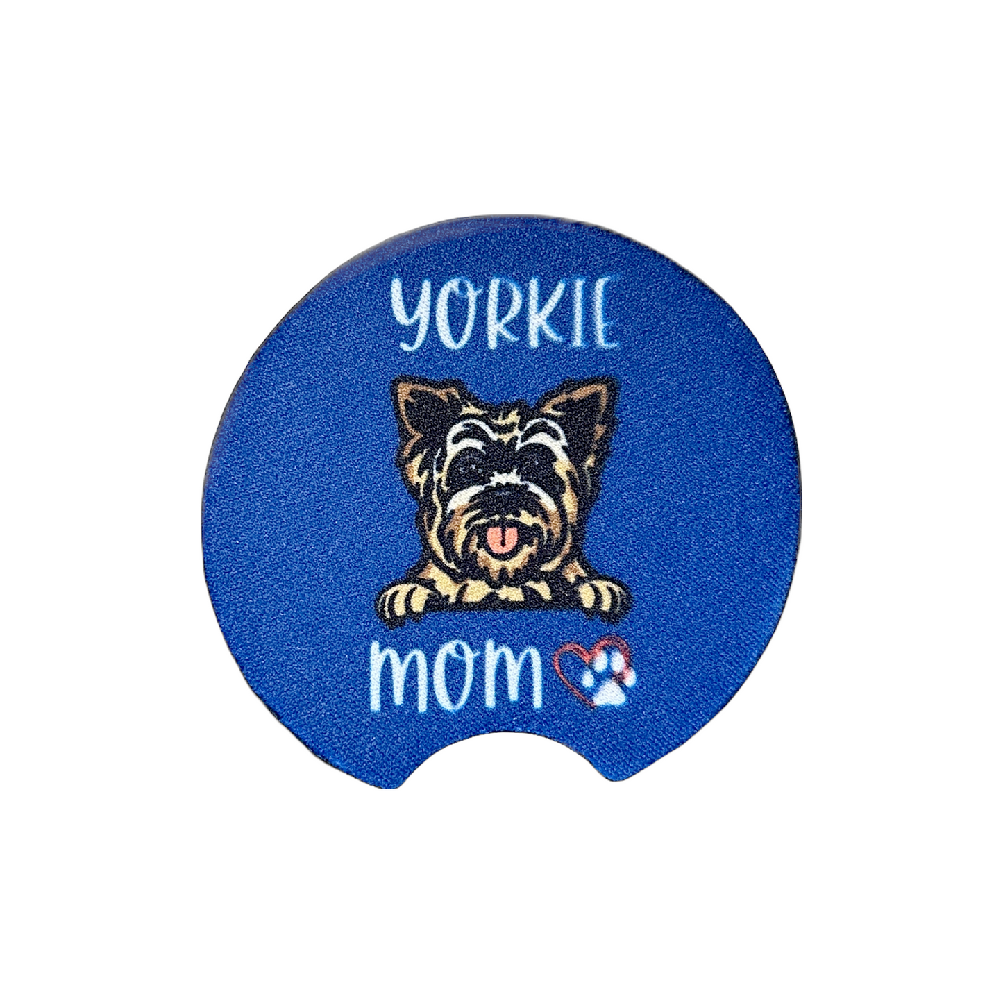 Dog Mom Car Coaster (Various Breeds)