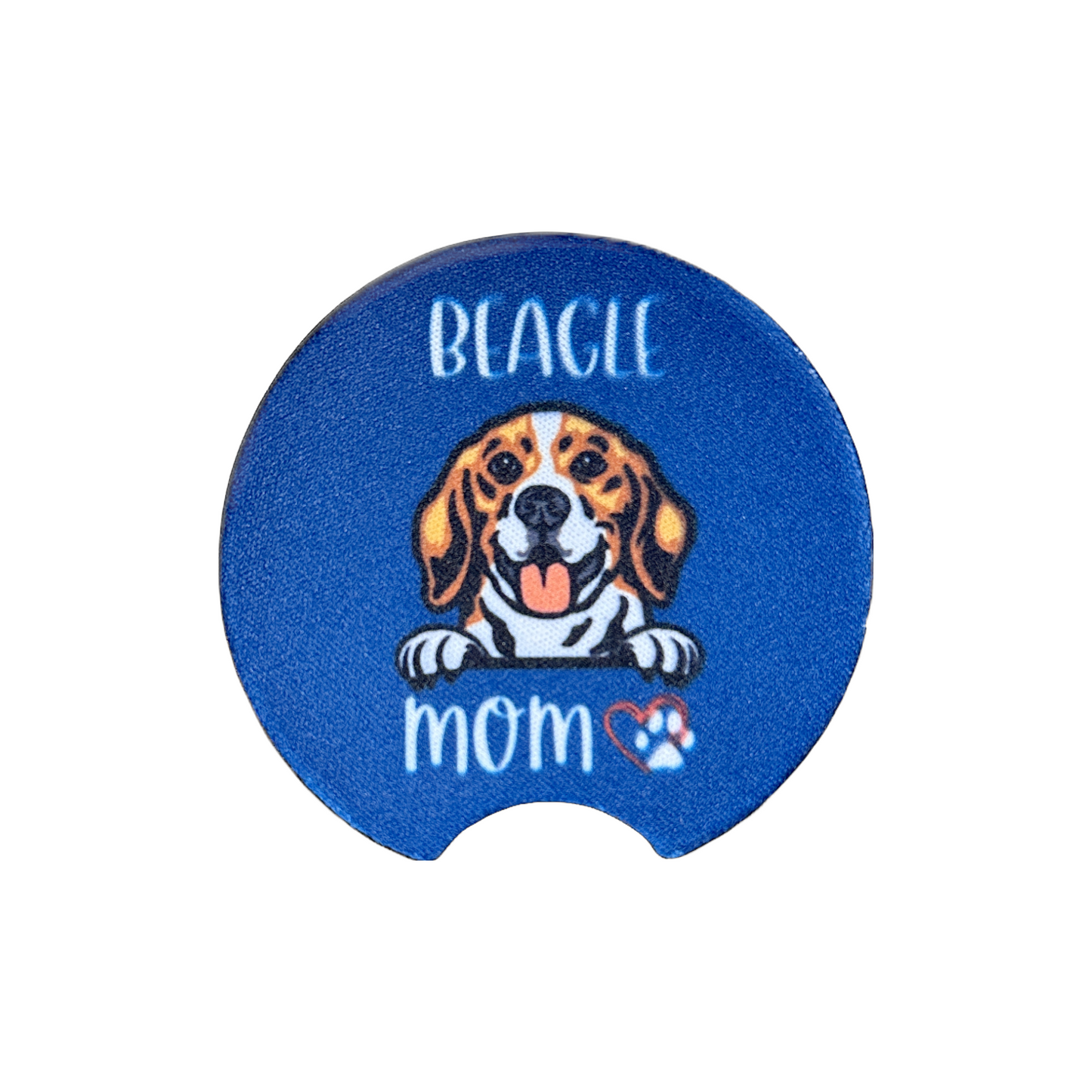 Dog Mom Car Coaster (Various Breeds)