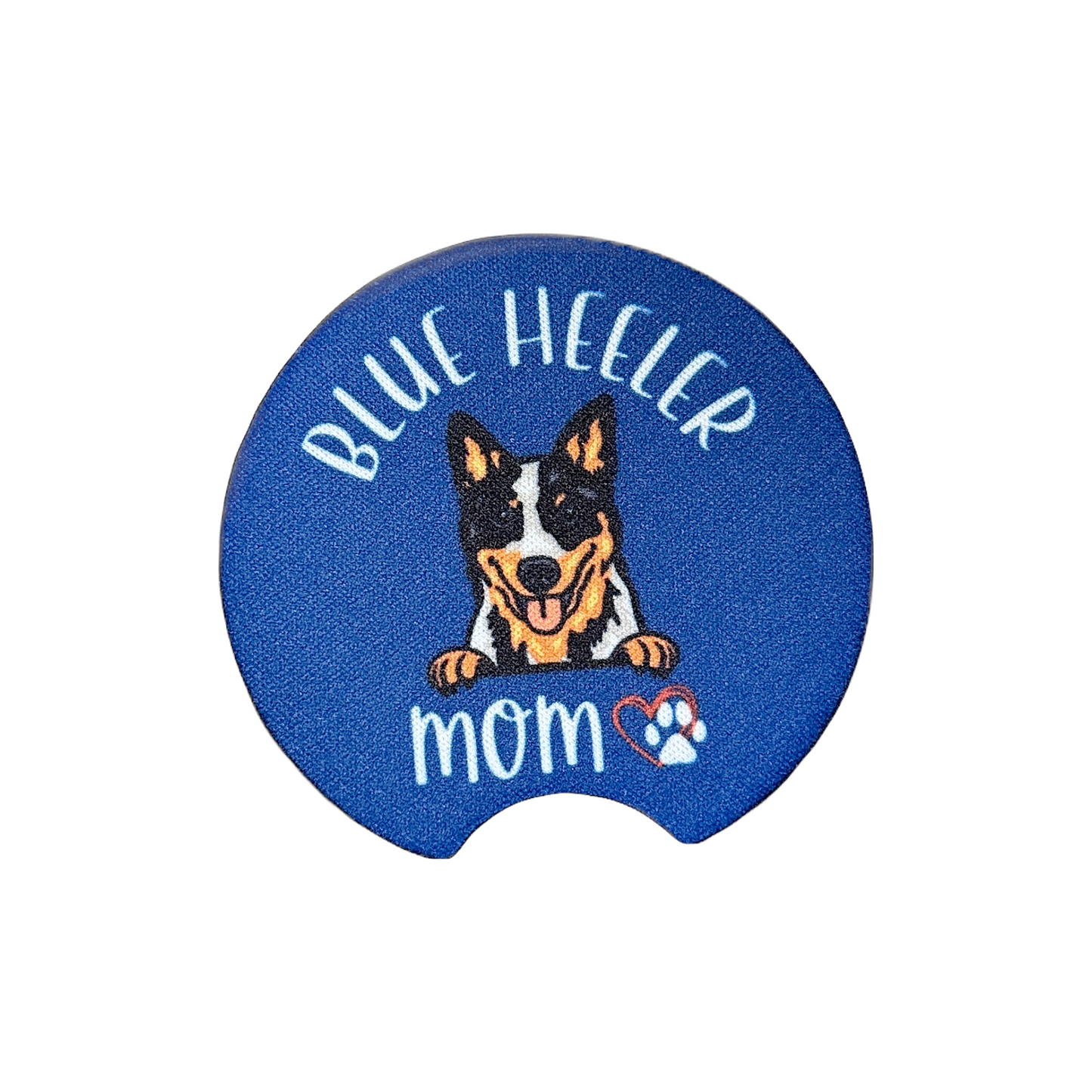 Dog Mom Car Coaster (Various Breeds)