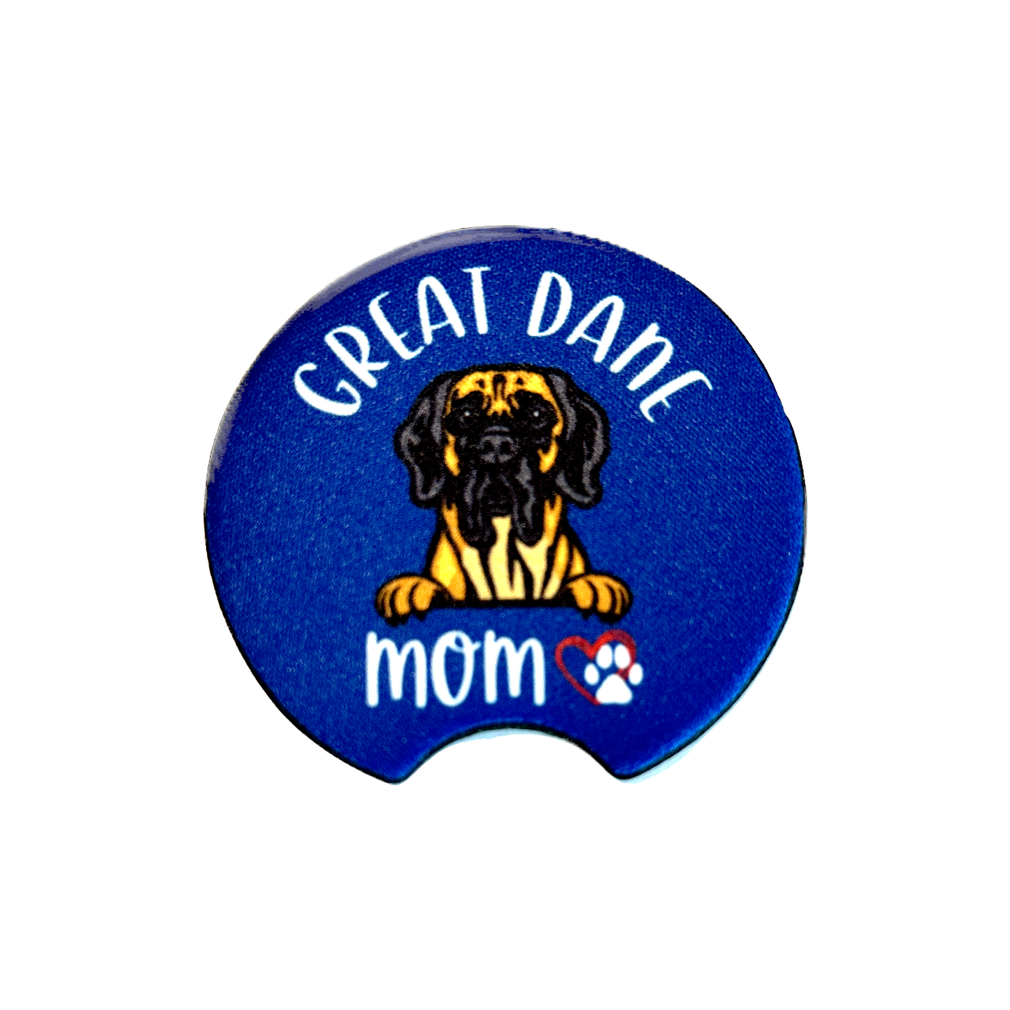 Dog Mom Car Coaster (Various Breeds)