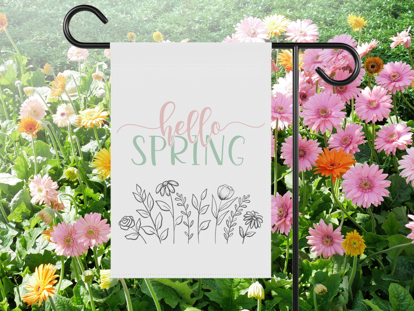 Hello Spring Garden Flag (Multiple Designs)