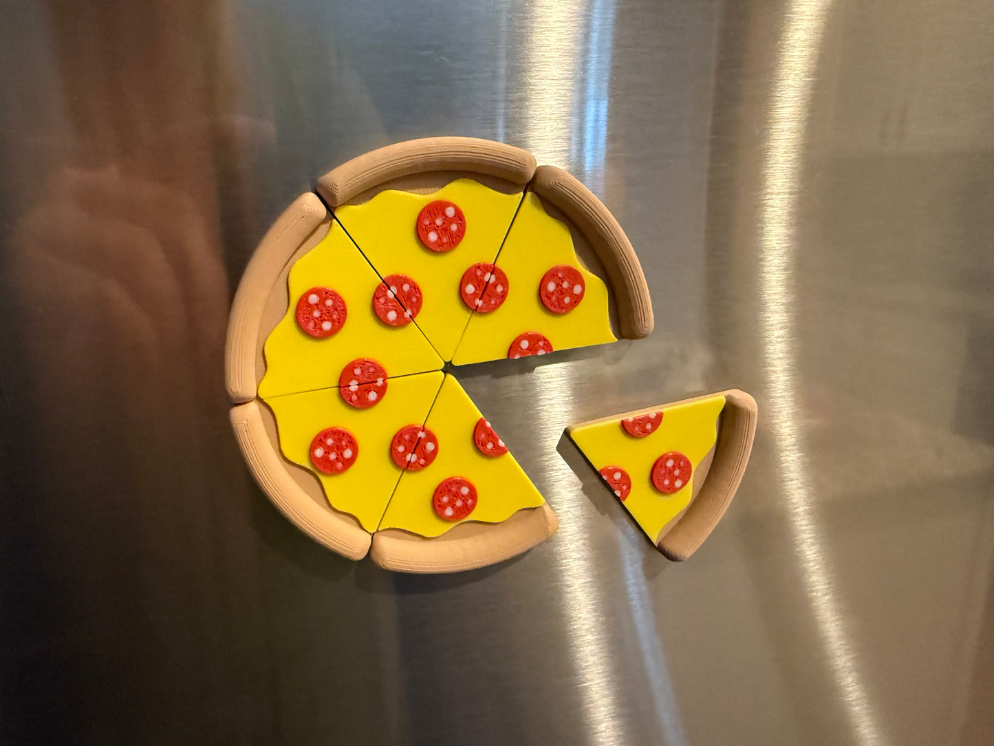 Pepperoni Pizza Magnets