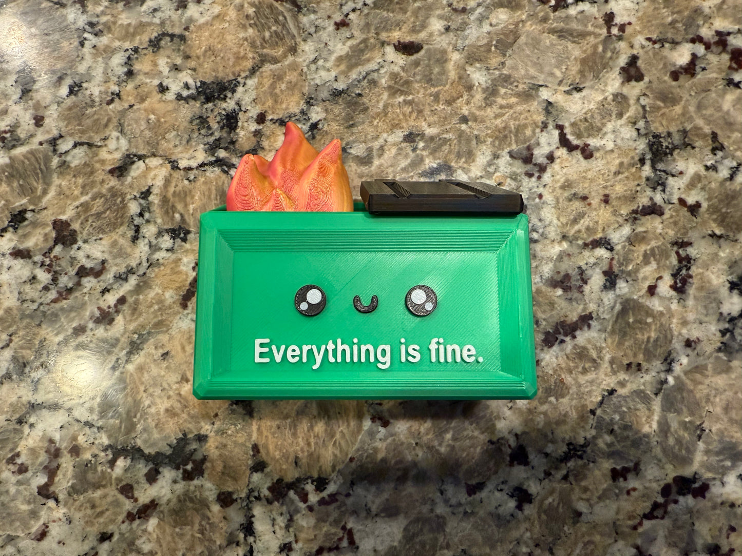 Everything Is Fine Dumpster Fire