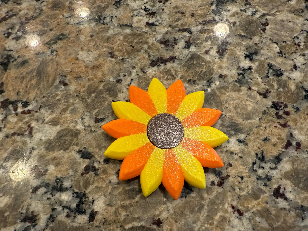Rotating Sunflower Fidget Spinner