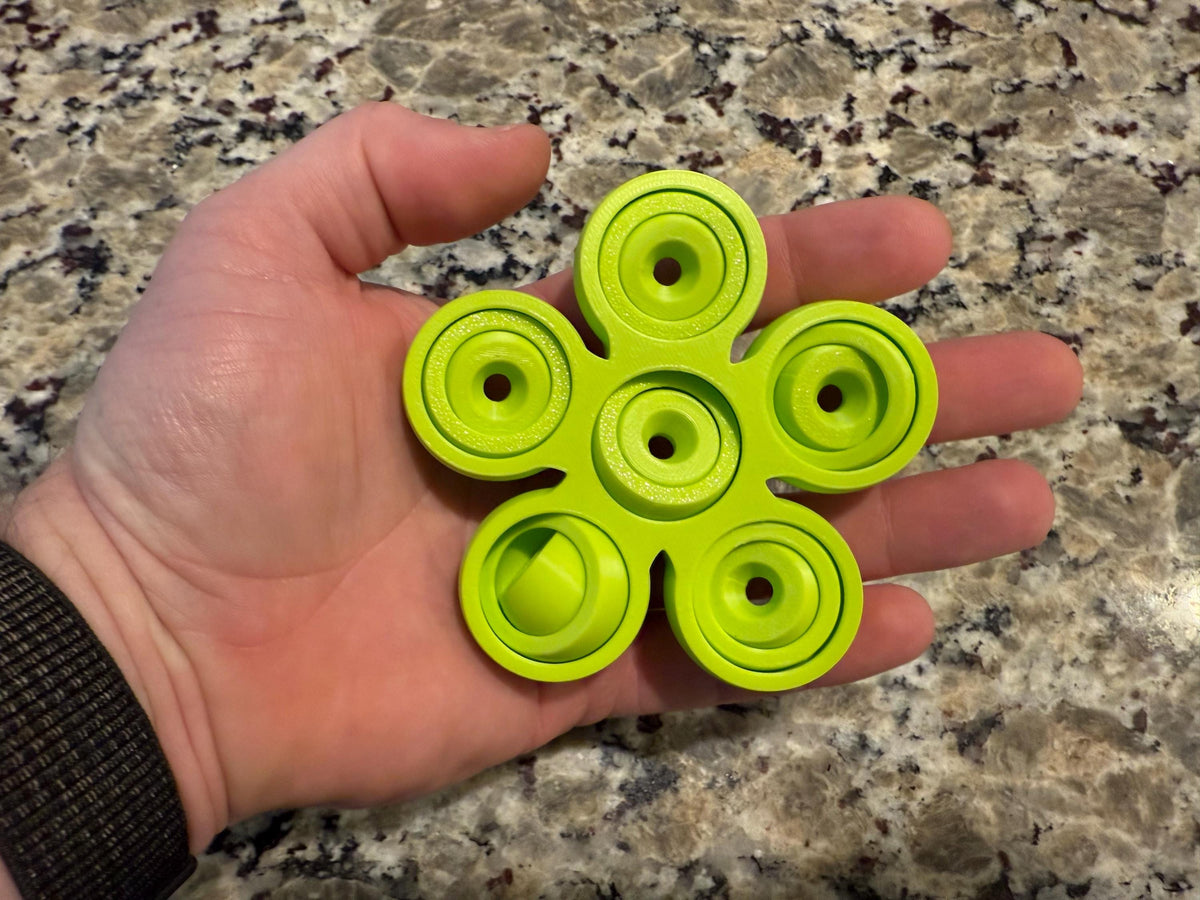 Gyro Fidget Spinner: Six Rotating Rings