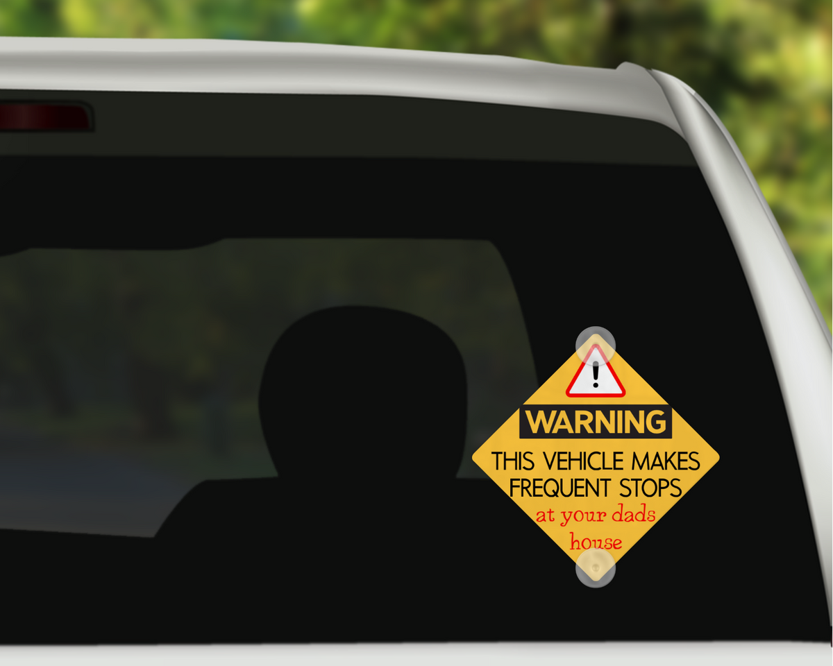 Personalized Metal Car Window Sign