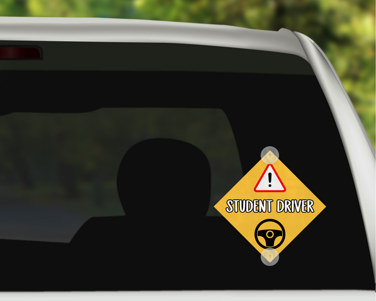 Personalized Metal Car Window Sign