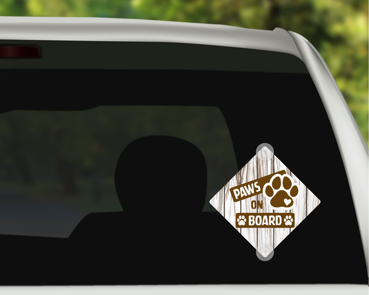 Personalized Metal Car Window Sign