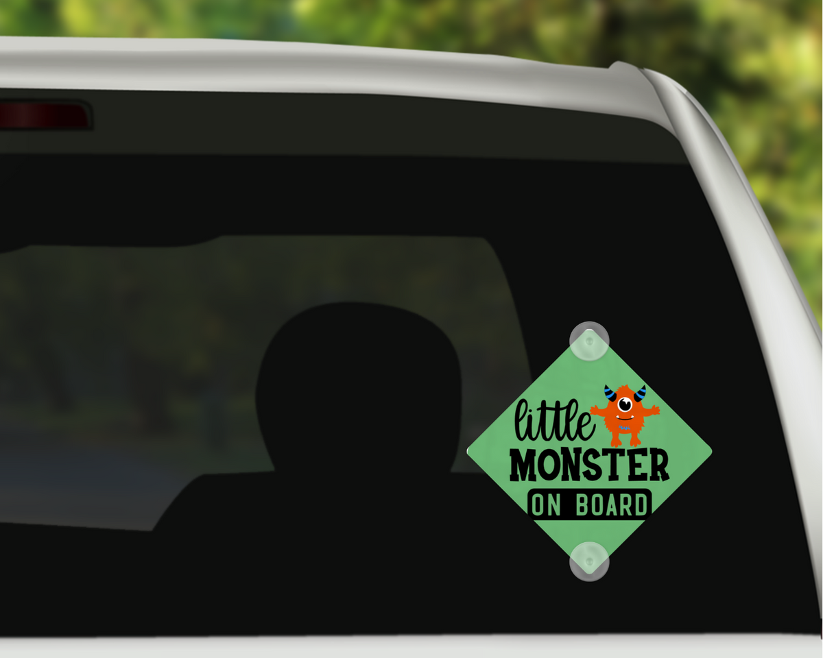 Personalized Metal Car Window Sign