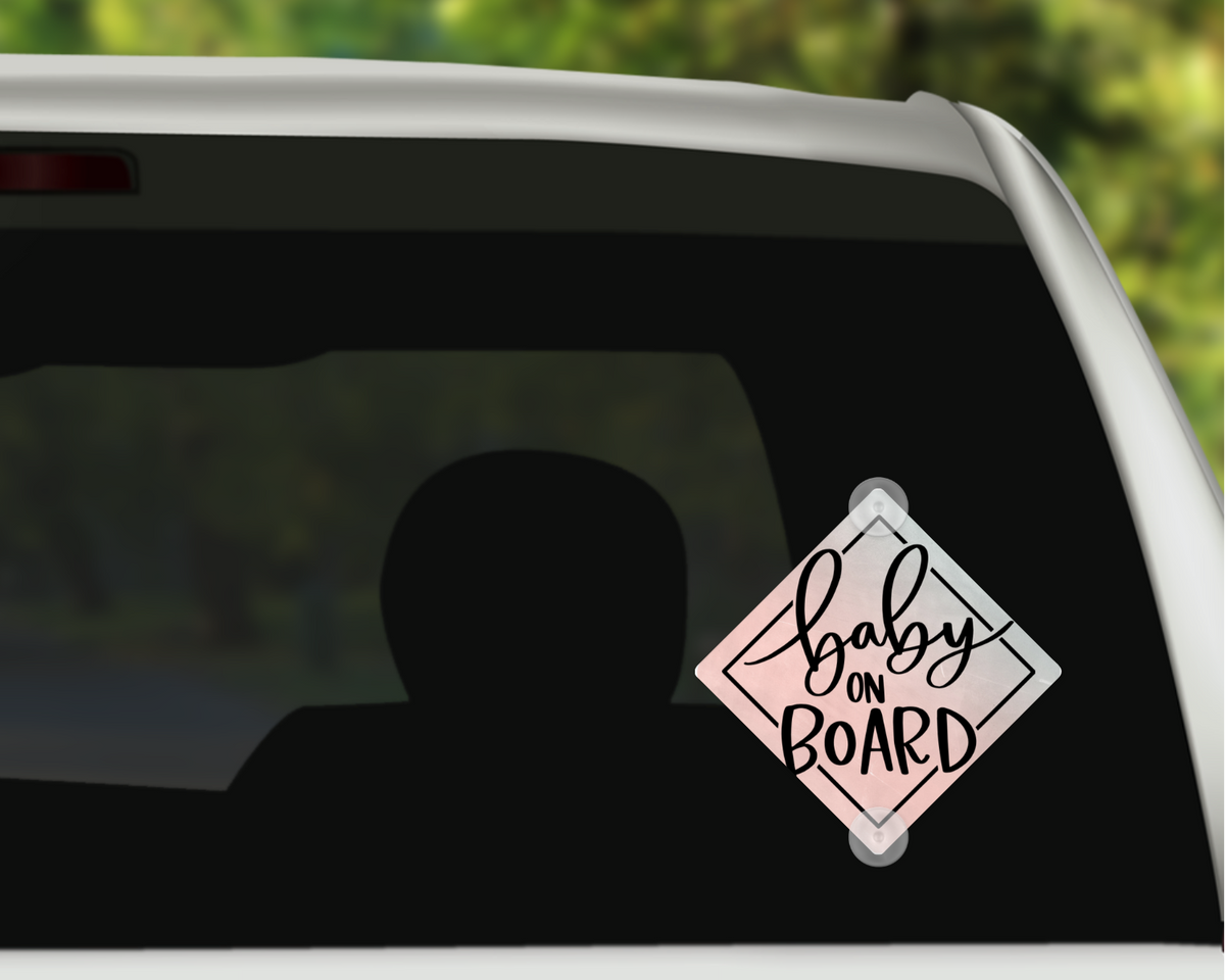 Personalized Metal Car Window Sign
