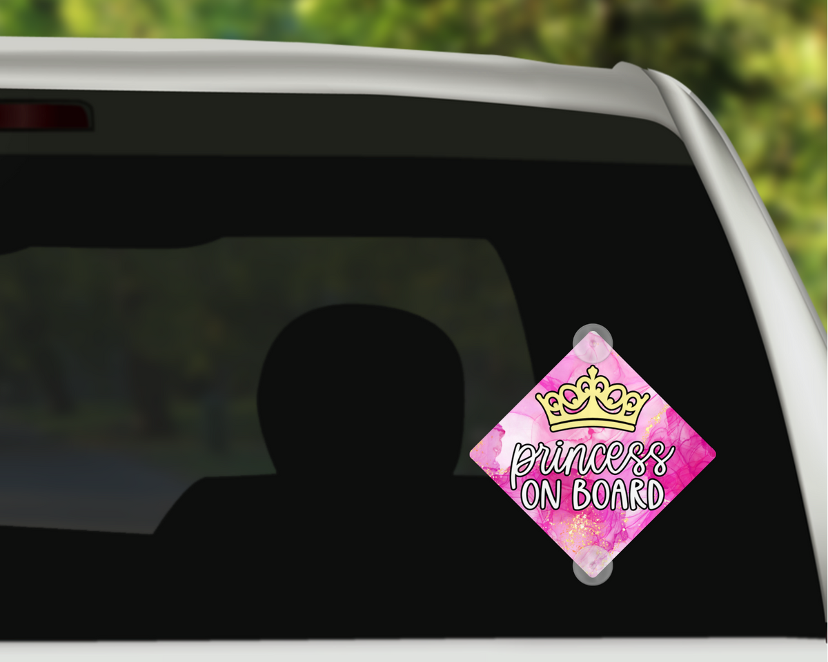 Personalized Metal Car Window Sign