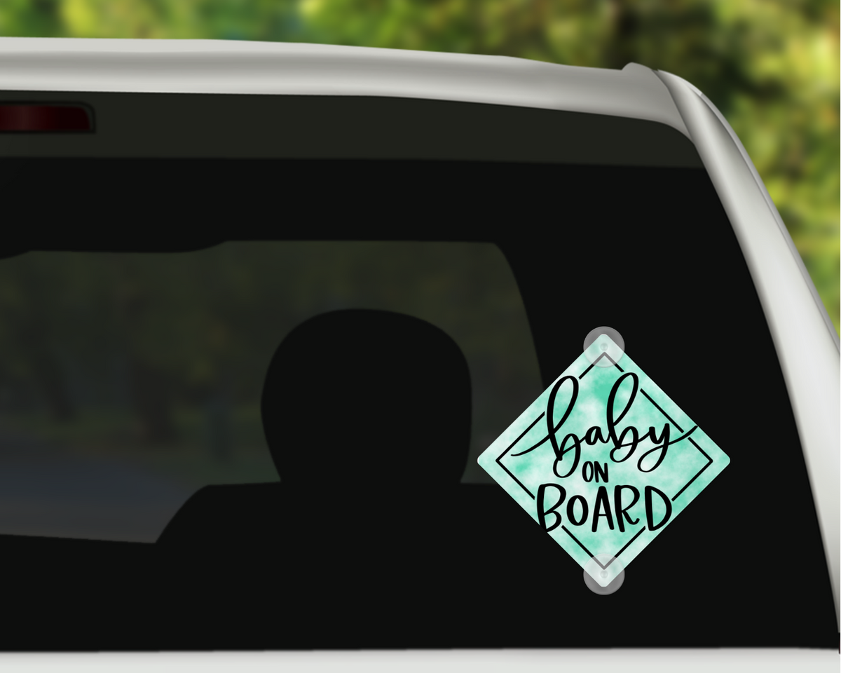 Personalized Metal Car Window Sign