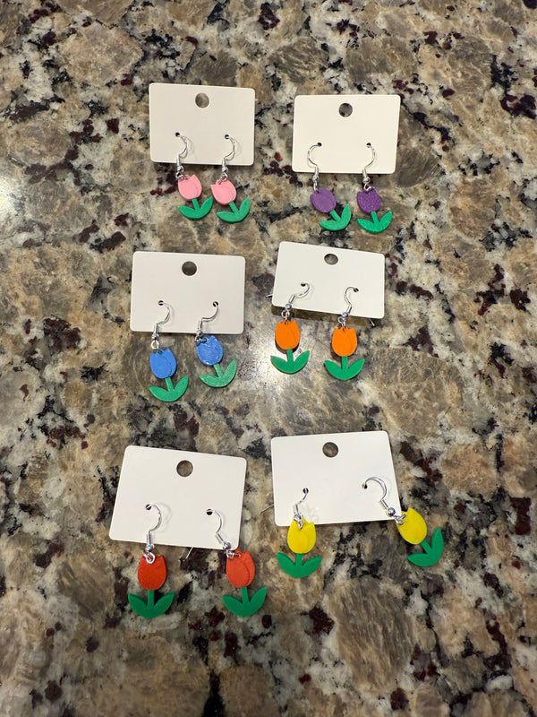 Tulip Dangle Earrings