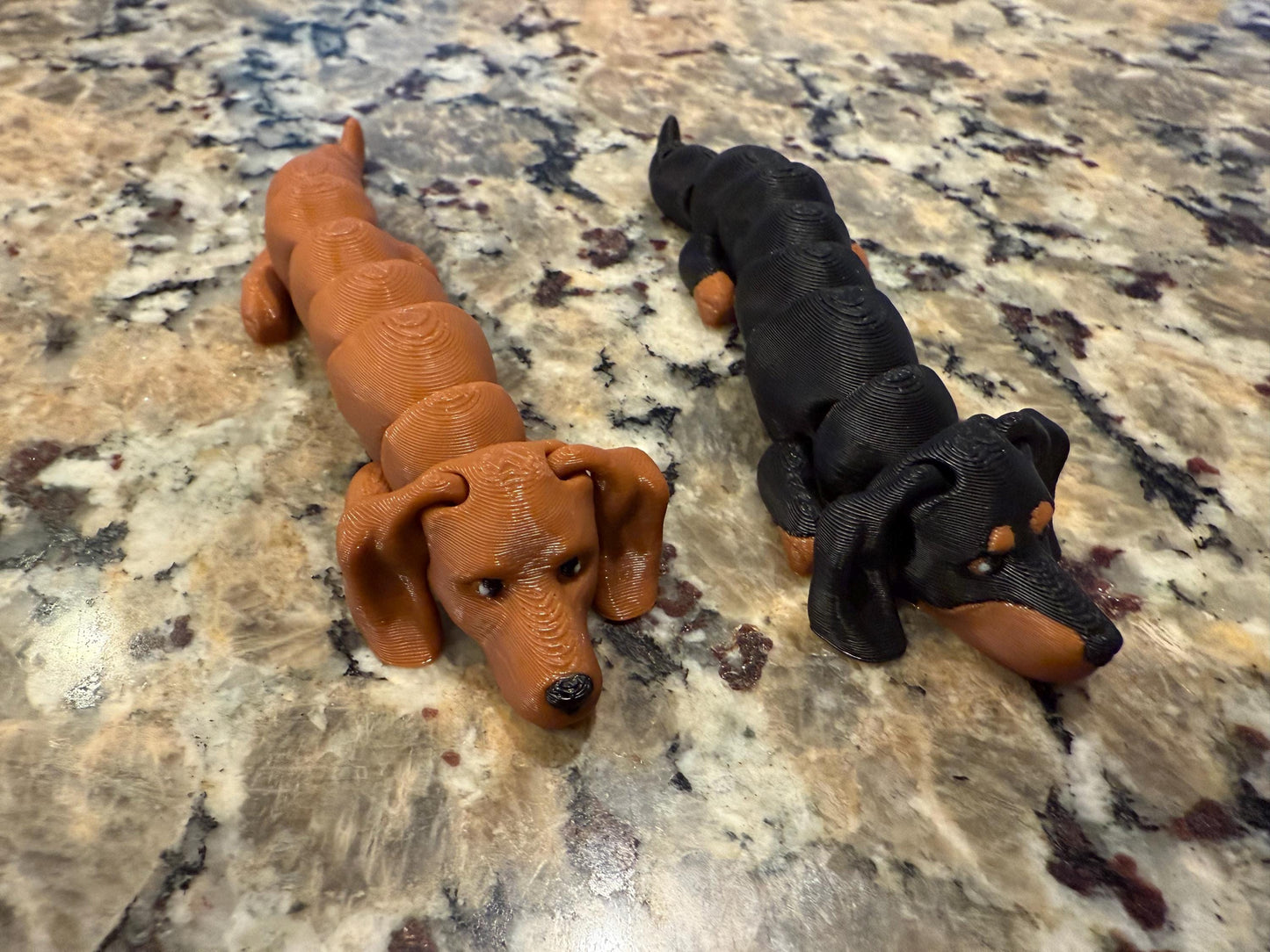 3d printed flexi dog breeds, please ask for other breeds or colors!