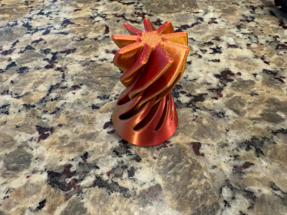 3D Printed Fidget Cone – Impossible Spiral Sensory Toy, Desk Fidget, Stress Relief Gift