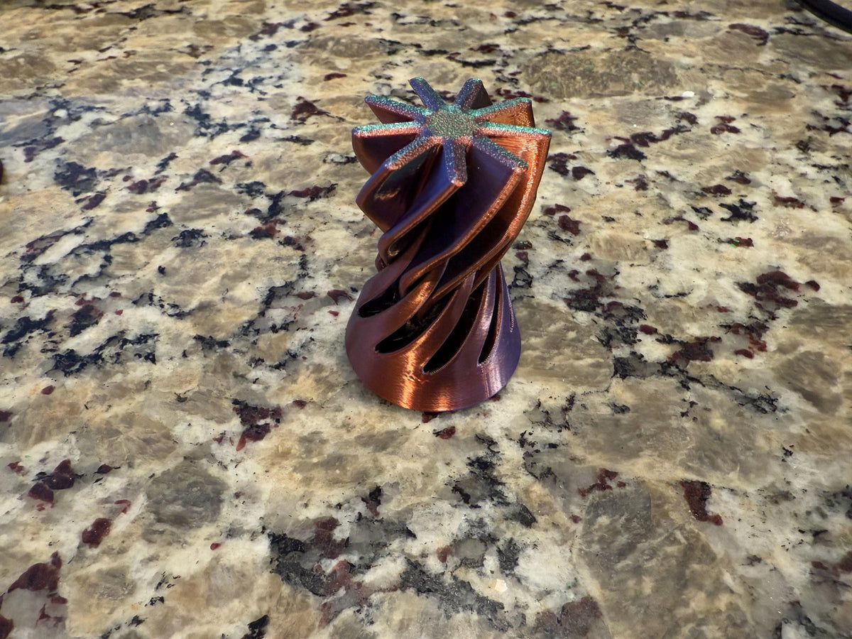 3D Printed Fidget Cone – Impossible Spiral Sensory Toy, Desk Fidget, Stress Relief Gift