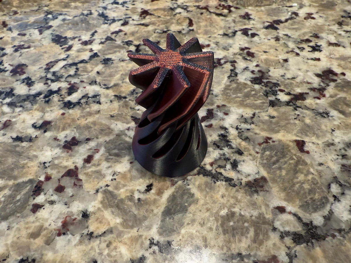 3D Printed Fidget Cone – Impossible Spiral Sensory Toy, Desk Fidget, Stress Relief Gift