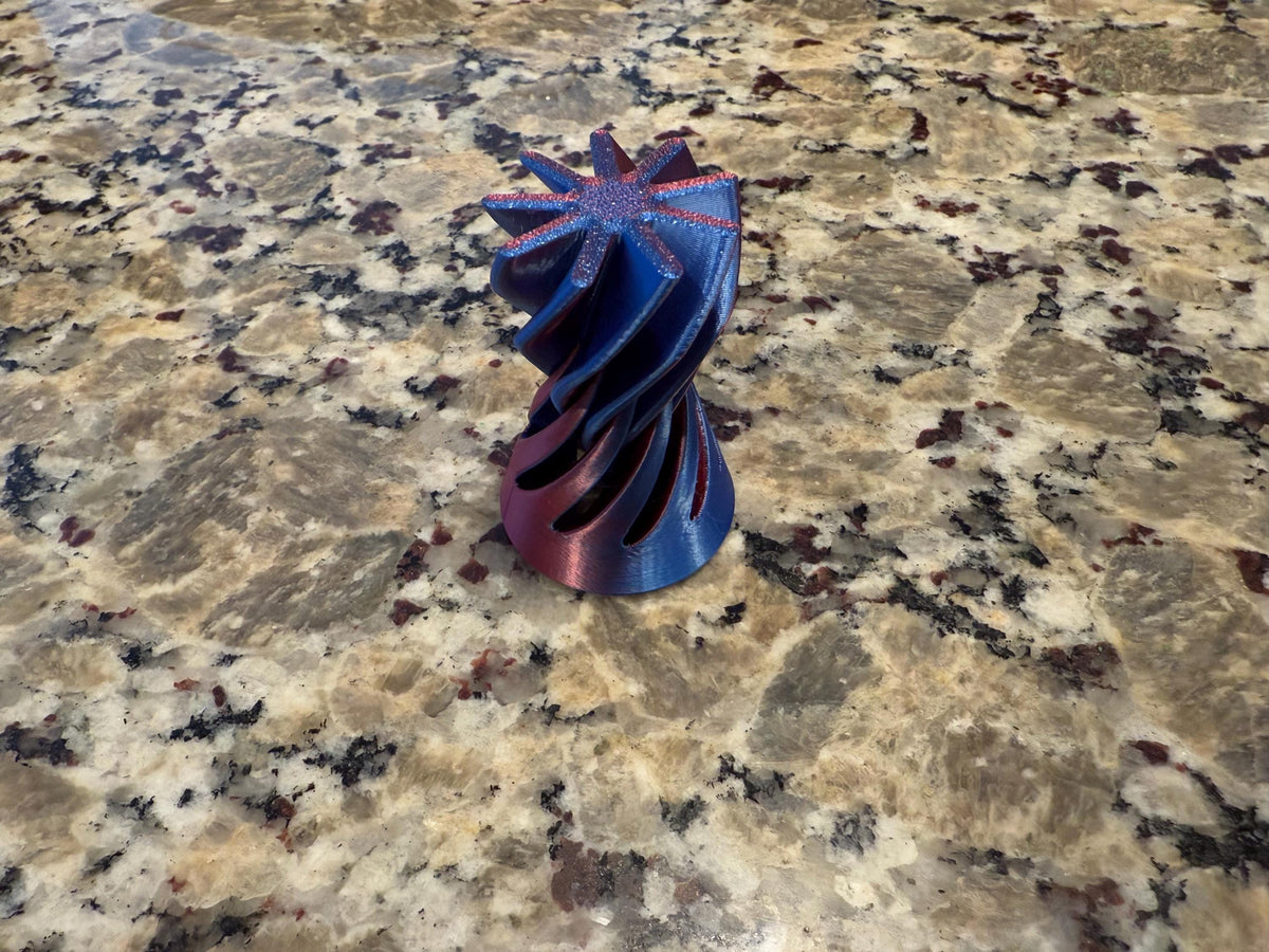 3D Printed Fidget Cone – Impossible Spiral Sensory Toy, Desk Fidget, Stress Relief Gift