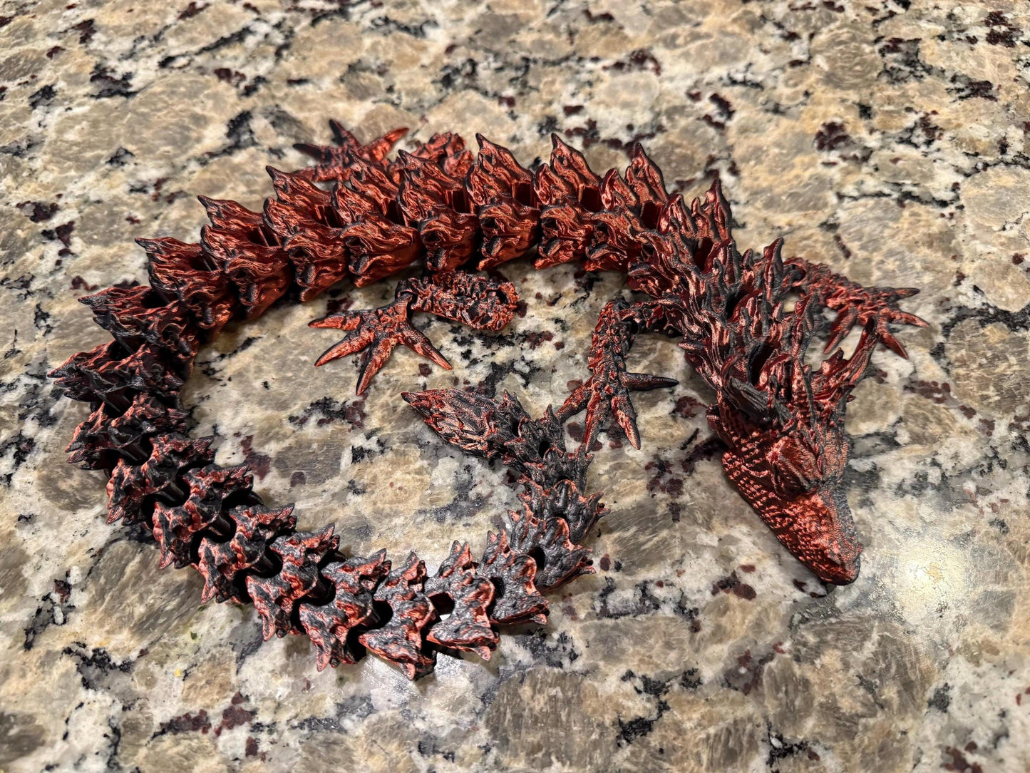 Medium flexi articulated dragon toy (22 inch)