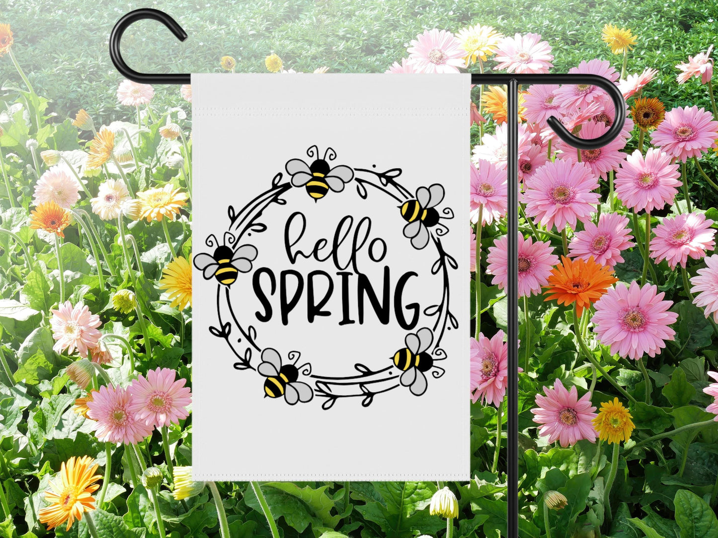 Funny Garden Flag: We Don't Have a Welcome Sign - Polyester 12x18