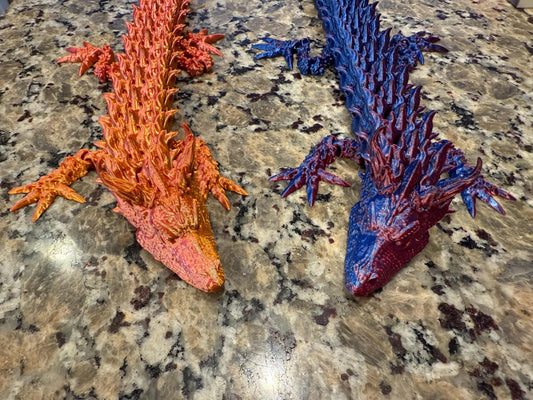 Medium flexi articulated dragon toy (22 inch)