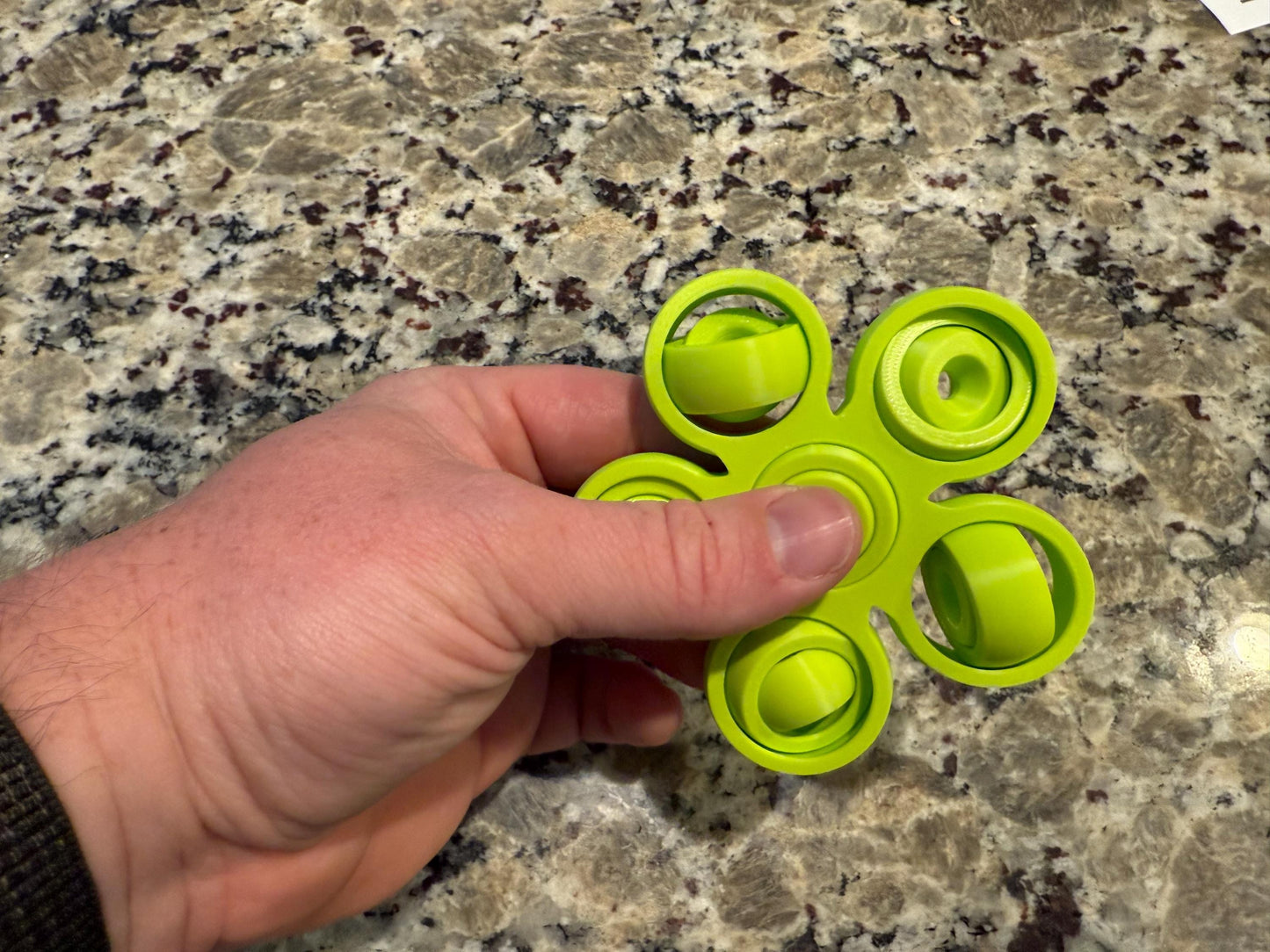 Gyro Fidget Spinner: Six Rotating Rings