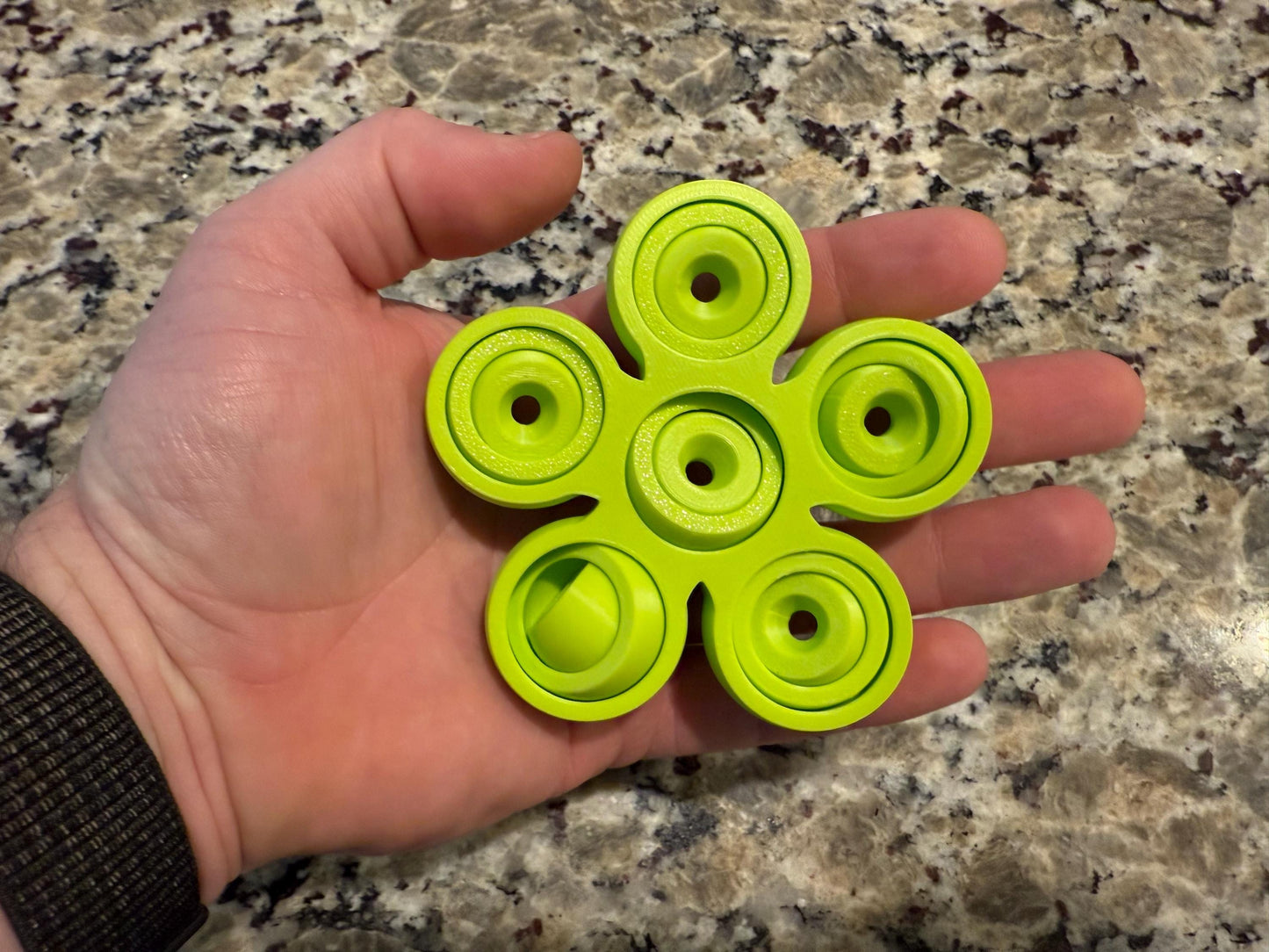 Gyro Fidget Spinner: Six Rotating Rings