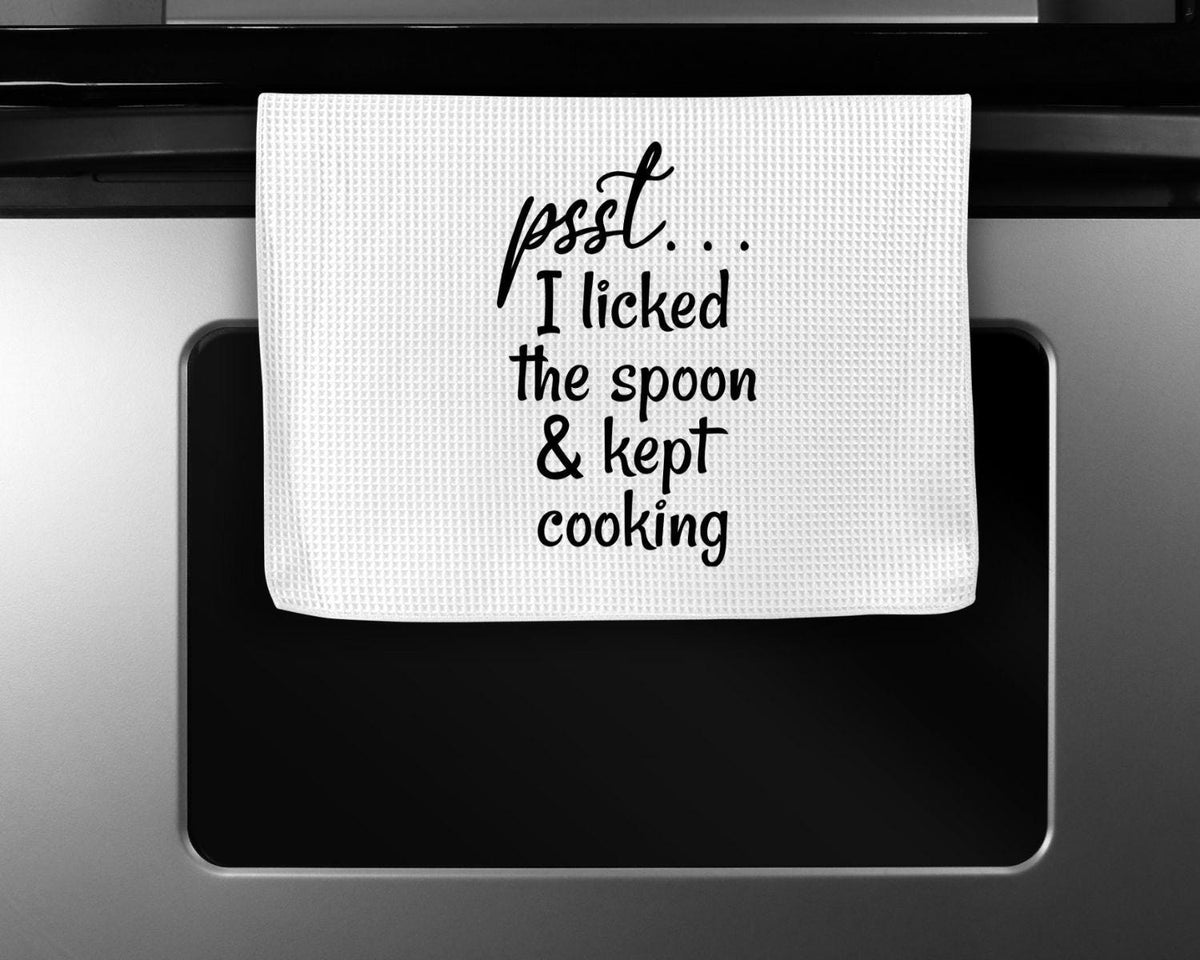 Funny Kitchen Towel – Waffle Weave Microfiber Dish, Sarcastic Tea Towel