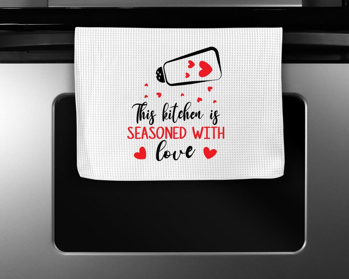 Funny Kitchen Towel – Waffle Weave Microfiber Dish, Sarcastic Tea Towel