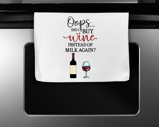 Funny Alcohol Themed Kitchen Towel: Bloody Mary, Wine, Margaritas