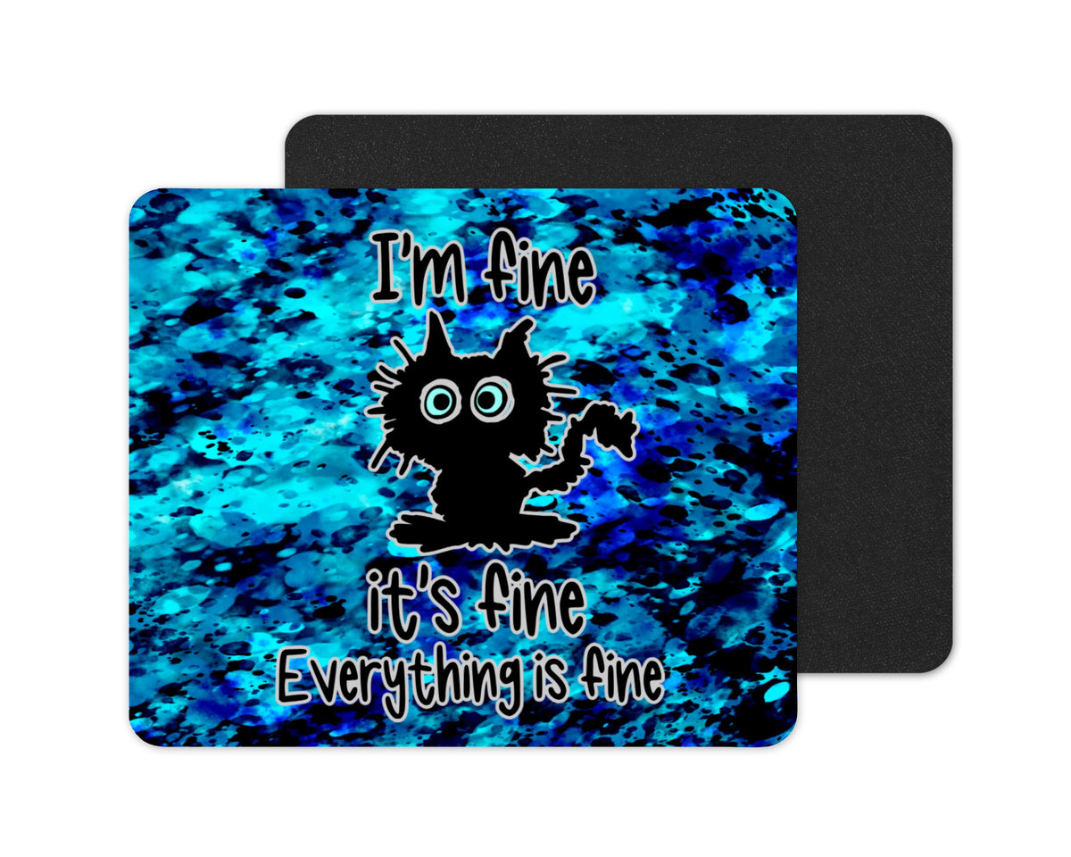 Funny Cat Mousepad – Not The Worst Employee Desk Mat, Sarcastic Office Gift