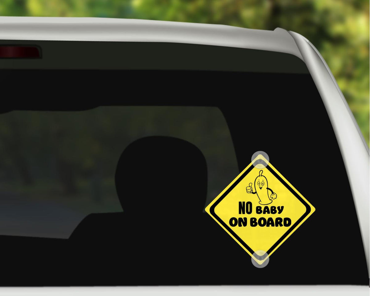 Personalized Metal Car Window Sign – 6x6 Suction Cup Decor (Paws On Board)