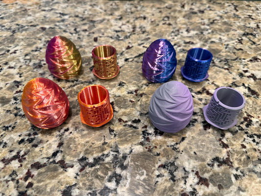 3D Printed Egg Maze Puzzle with Storage