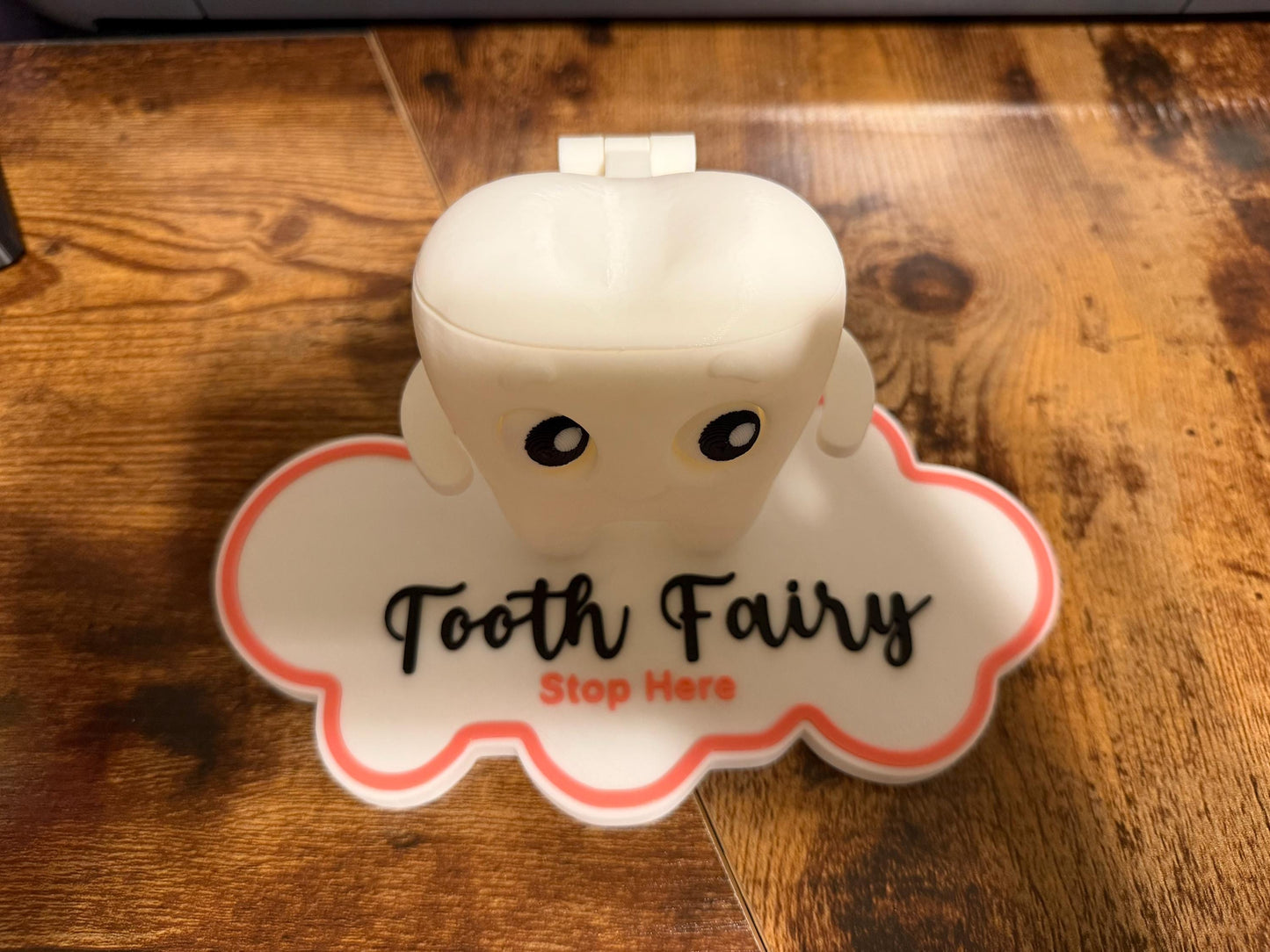 3D Printed Tooth Fairy Buddy: Kids Tooth & Money Holder