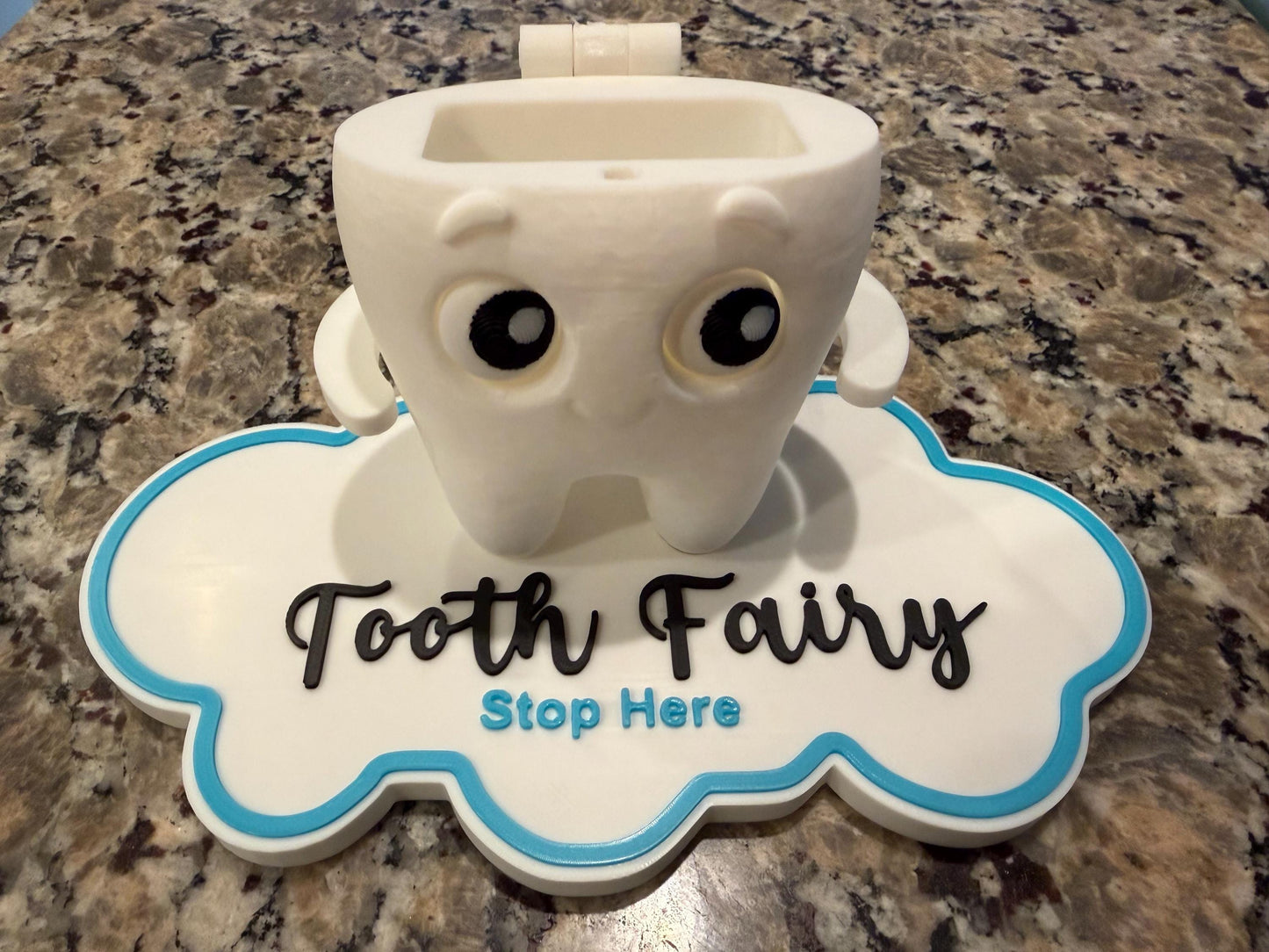 3D Printed Tooth Fairy Buddy: Kids Tooth & Money Holder