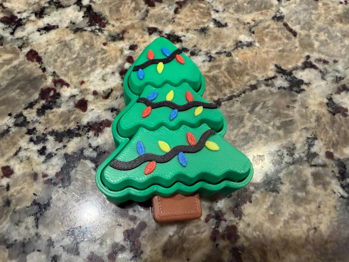 3D Printed Clicky Christmas Fidgets with Keyboard Switches