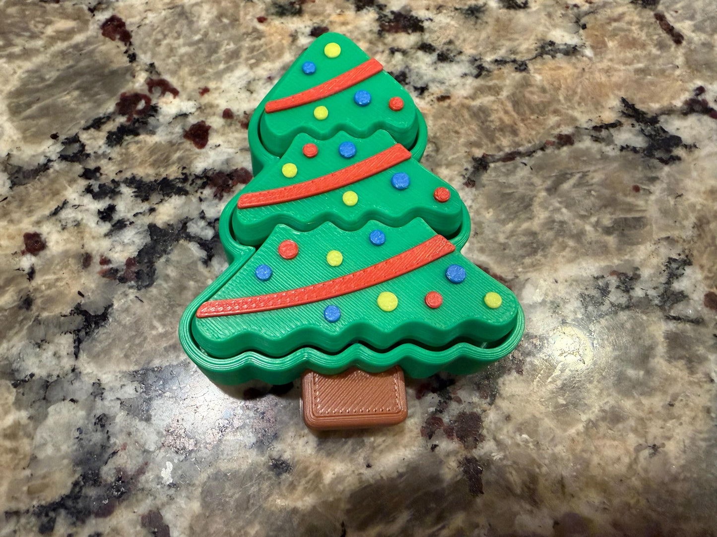 3D Printed Clicky Christmas Fidgets with Keyboard Switches