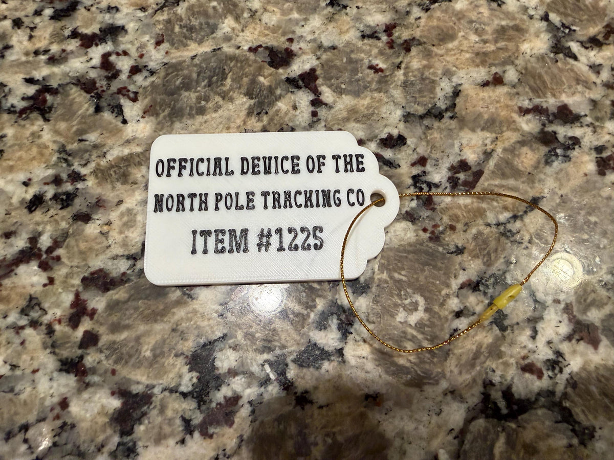 Santa Tracker QR Code Ornament
