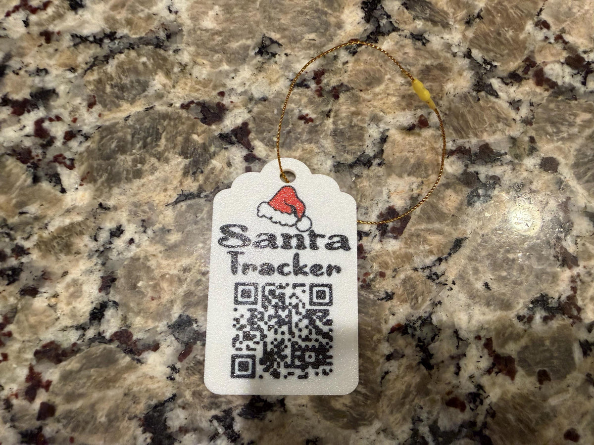 Santa Tracker QR Code Ornament