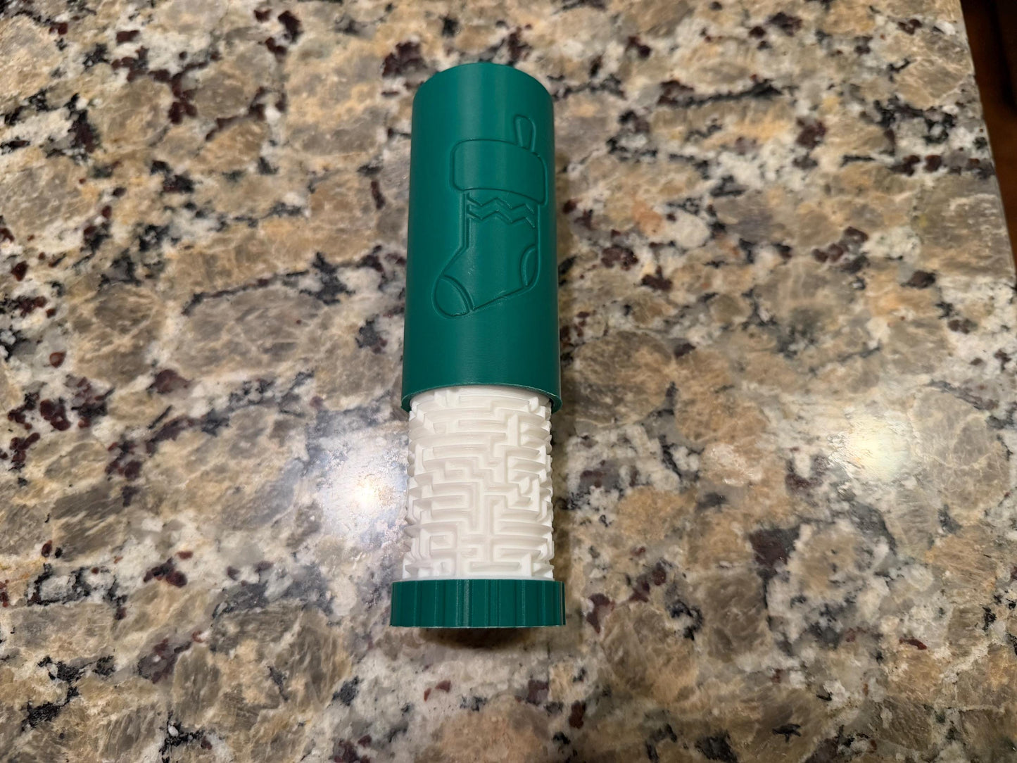 3D Printed Christmas Puzzle Maze with Storage! Can be used as a money holder also