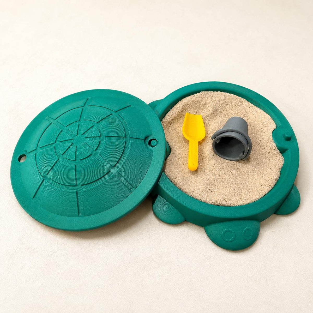 Mini Turtle Sandbox with Kinetic Sand, Desk Zen Garden Fidget Toy